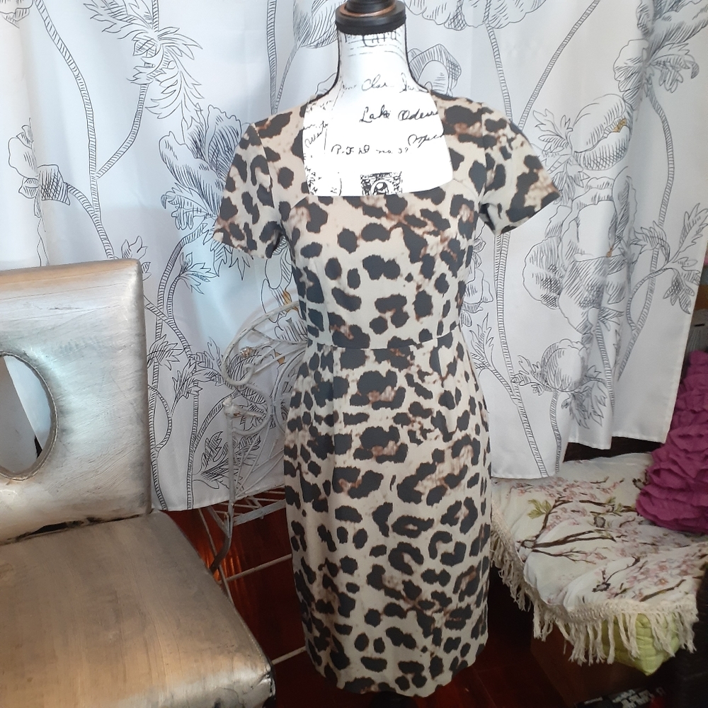 Banana Republic Cheetah Print Dress
